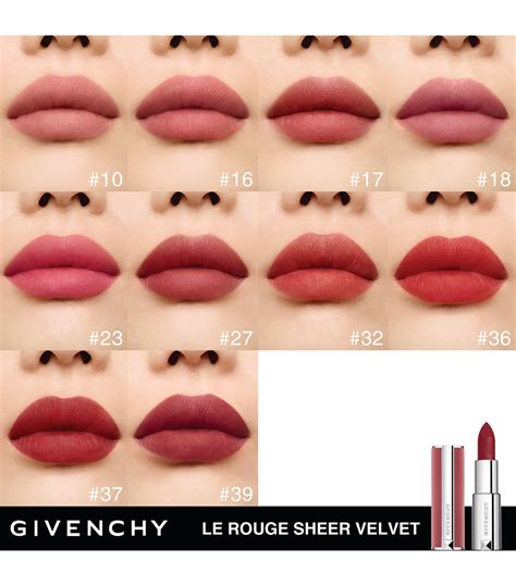 givenchy bold red试色|givenchy le rouge matte.